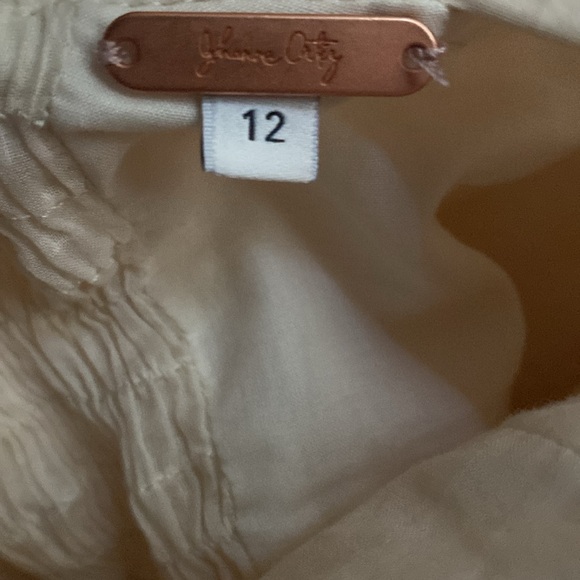 Johanna Ortiz Love Me Like 70s Top Ecru SZ 12 - Picture 3 of 6